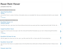 Tablet Screenshot of powerpointviewer.blogspot.com
