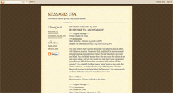 Desktop Screenshot of messagesusa.blogspot.com