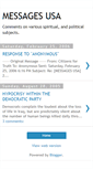 Mobile Screenshot of messagesusa.blogspot.com