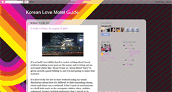 Desktop Screenshot of lovemotelguide.blogspot.com