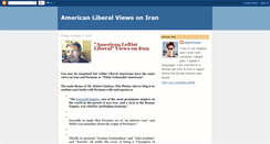 Desktop Screenshot of liberalsoniran.blogspot.com