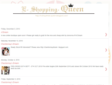 Tablet Screenshot of e-shopaholic-queen.blogspot.com