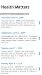 Mobile Screenshot of dnhealthmatters.blogspot.com