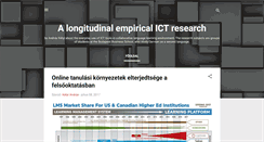 Desktop Screenshot of ict-research.blogspot.com