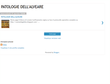 Tablet Screenshot of patologie-rinno.blogspot.com
