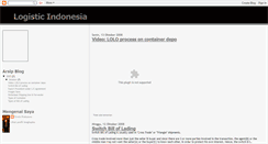 Desktop Screenshot of logistic-indonesia.blogspot.com