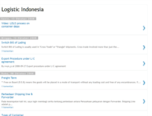 Tablet Screenshot of logistic-indonesia.blogspot.com