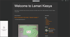 Desktop Screenshot of lemarikiesya.blogspot.com