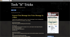 Desktop Screenshot of mytechntricks.blogspot.com