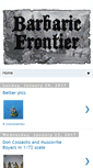 Mobile Screenshot of barbaricfrontier.blogspot.com