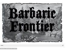 Tablet Screenshot of barbaricfrontier.blogspot.com