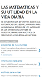 Mobile Screenshot of matematicasenlaescuelaprim.blogspot.com