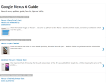 Tablet Screenshot of nexus6guide.blogspot.com