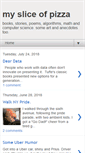 Mobile Screenshot of mysliceofpizza.blogspot.com