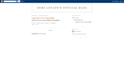 Desktop Screenshot of demi-lovato.blogspot.com