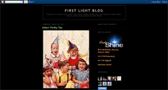 Desktop Screenshot of firstlightwithsteveanddave.blogspot.com