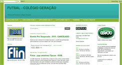 Desktop Screenshot of geracaofutsal.blogspot.com