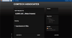 Desktop Screenshot of comtechassociates.blogspot.com