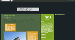 Desktop Screenshot of goldfishandtravel.blogspot.com