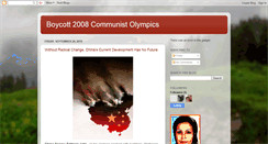 Desktop Screenshot of boycott2008games.blogspot.com