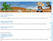 Tablet Screenshot of lokonoticias.blogspot.com