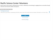 Tablet Screenshot of pacscivolunteers.blogspot.com