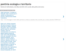 Tablet Screenshot of pontiniaecologia.blogspot.com