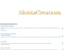 Tablet Screenshot of motitacreations.blogspot.com