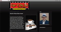 Desktop Screenshot of cigaroftheday.blogspot.com