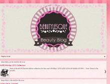 Tablet Screenshot of beautylesque.blogspot.com