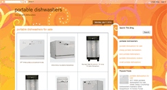 Desktop Screenshot of portabledishwashers.blogspot.com