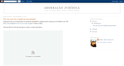 Desktop Screenshot of aberracaojuridica.blogspot.com