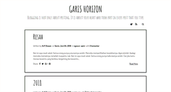 Desktop Screenshot of garishorizon.blogspot.com