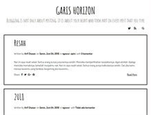 Tablet Screenshot of garishorizon.blogspot.com