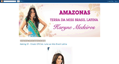 Desktop Screenshot of missamazonaslatina.blogspot.com