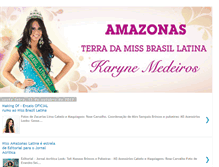 Tablet Screenshot of missamazonaslatina.blogspot.com