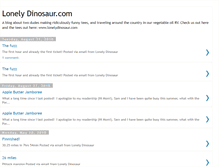 Tablet Screenshot of lonelydinosaur.blogspot.com