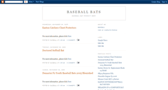 Desktop Screenshot of 1baseballbat.blogspot.com