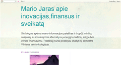 Desktop Screenshot of mariojaras.blogspot.com