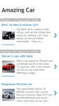 Mobile Screenshot of amazingcarblog.blogspot.com