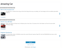 Tablet Screenshot of amazingcarblog.blogspot.com