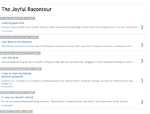 Tablet Screenshot of joyfulraconteur.blogspot.com