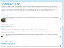 Tablet Screenshot of fuentelareina.blogspot.com