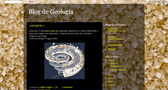 Desktop Screenshot of geologiaunivo.blogspot.com