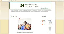 Desktop Screenshot of bishopmclibrary.blogspot.com