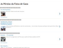 Tablet Screenshot of afaixadegaza.blogspot.com