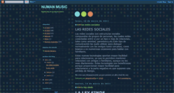Desktop Screenshot of numanmusic.blogspot.com