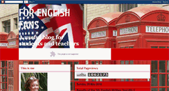 Desktop Screenshot of forenglishfans.blogspot.com