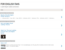 Tablet Screenshot of forenglishfans.blogspot.com