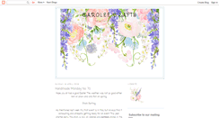 Desktop Screenshot of caroleecrafts.blogspot.com